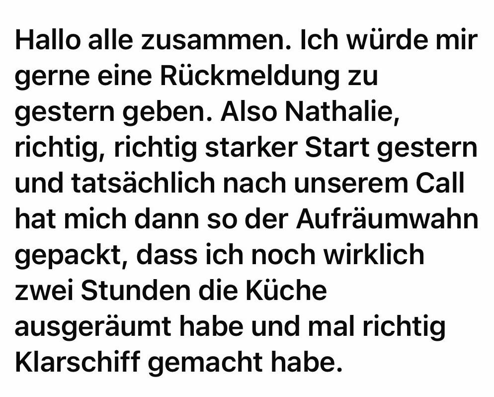 WhatsApp-Rückmeldung 1